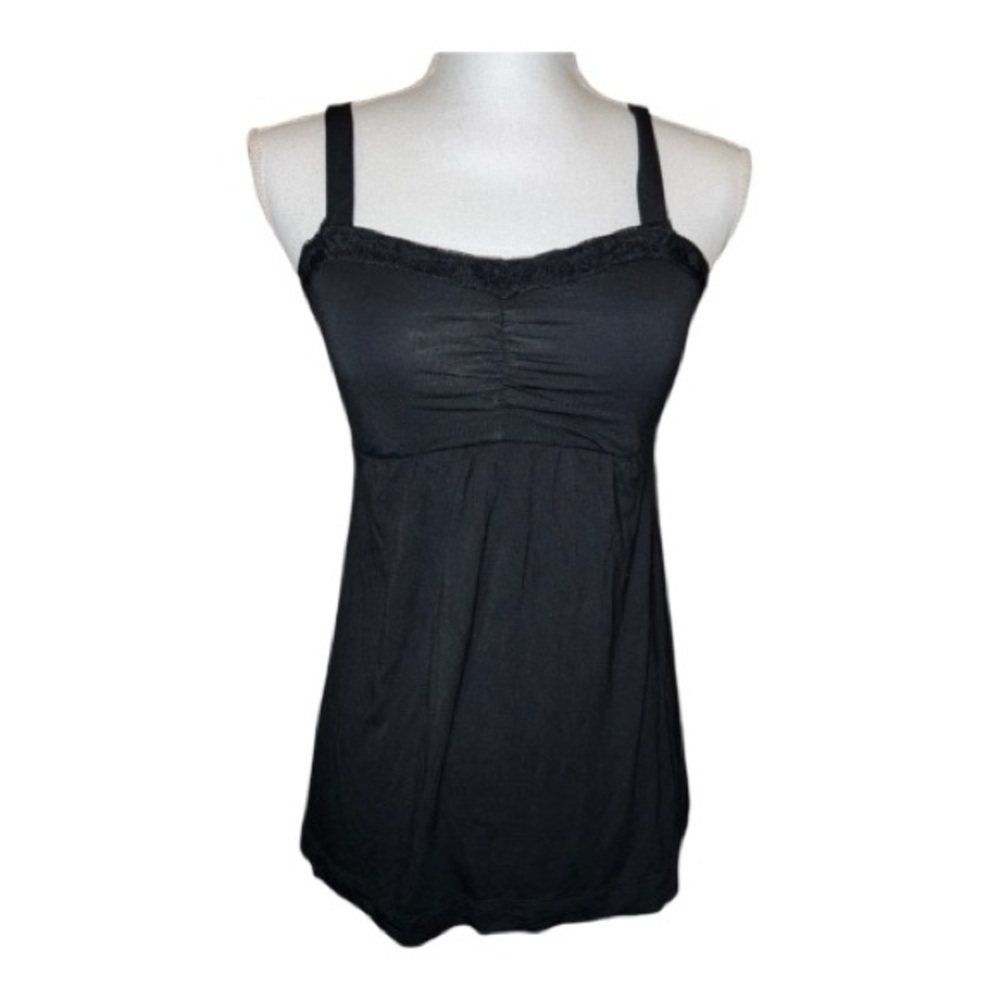 Soma signature lace soft support cami in black NWT